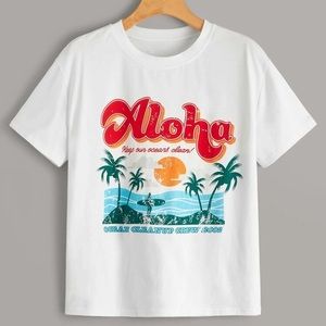Shein Tropical Graphic Tee